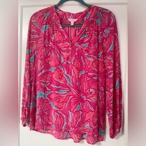 Lilly Pulitzer Elsa Silk Top (M)